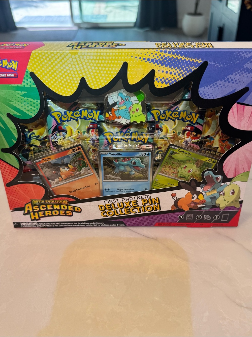 Pokemon Mega Evolution Ascended Heroes First Partners Pin Collection Box